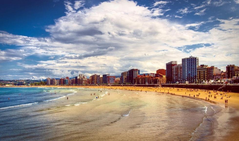 Apto Ramón y Cajal,1- Céntrico y a 200m de Playa San Lorenzo-3hab-Garaje opcional Gijón Esterno foto