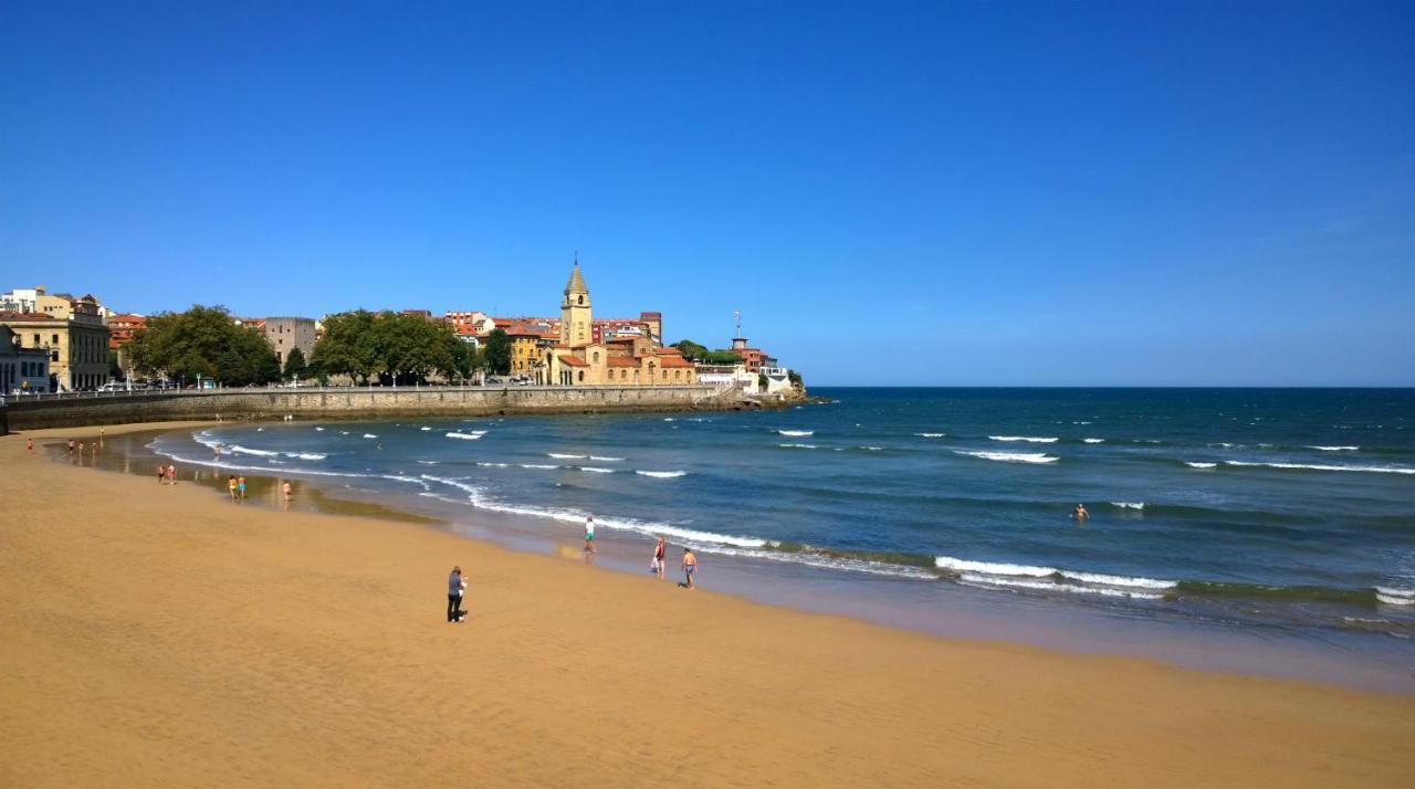 Apto Ramón y Cajal,1- Céntrico y a 200m de Playa San Lorenzo-3hab-Garaje opcional Gijón Esterno foto